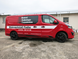 Malerwerkstatt Fiedler-Fahrzeugbeschriftung Opel Vivaro
